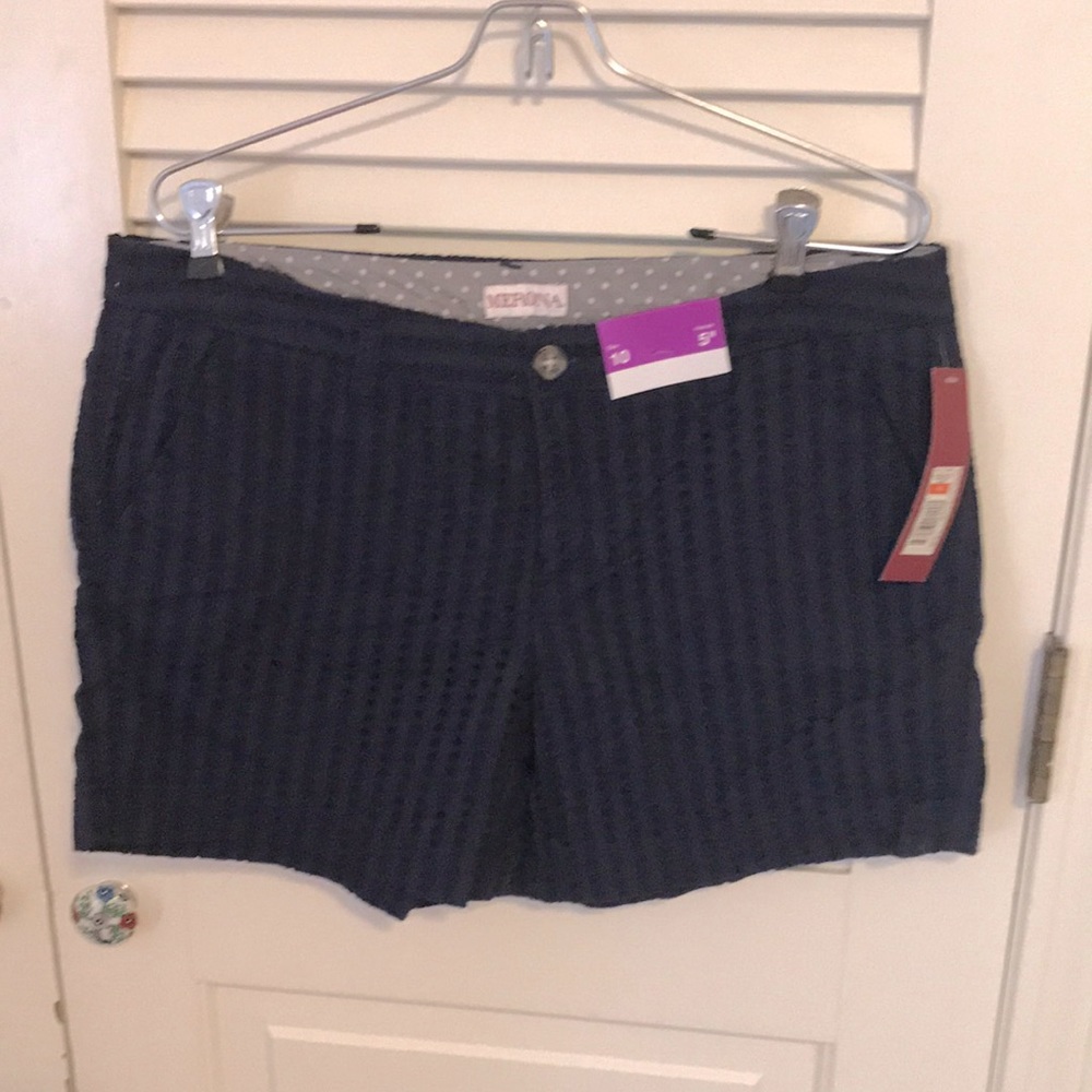 Merona Navy Shorts - Never Worn